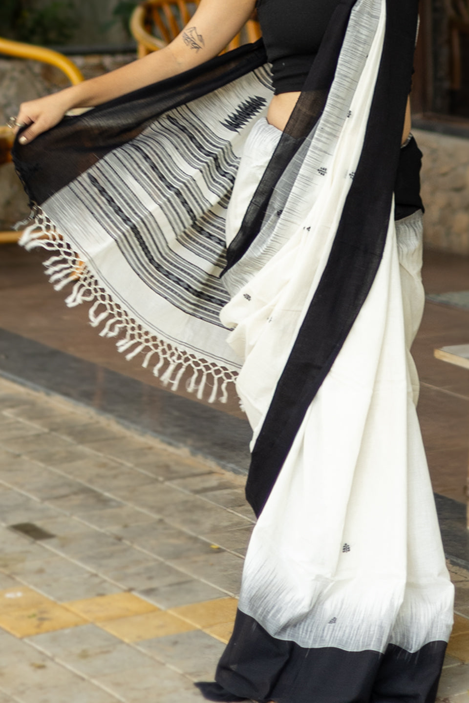 Handloom Cotton Handmade Weave Saree