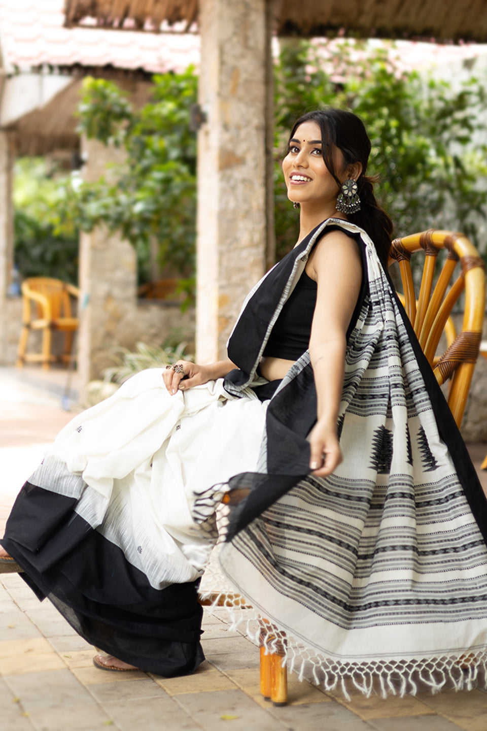 Handloom Cotton Handmade Weave Saree