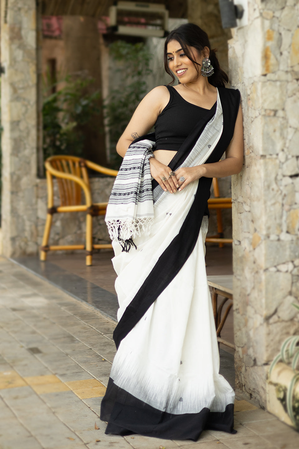 Handloom Cotton Handmade Weave Saree