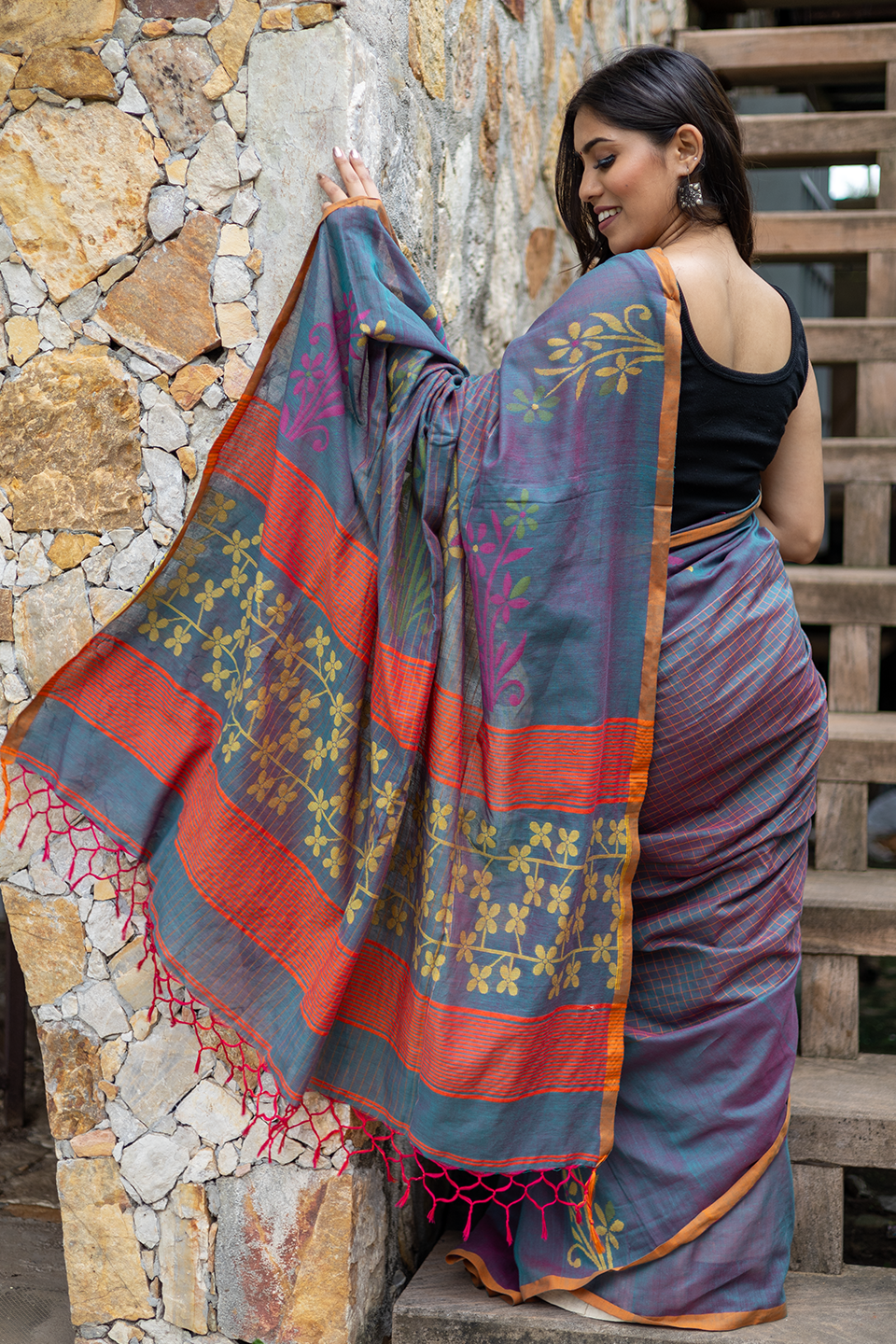 Handloom Cotton Traditional Saree