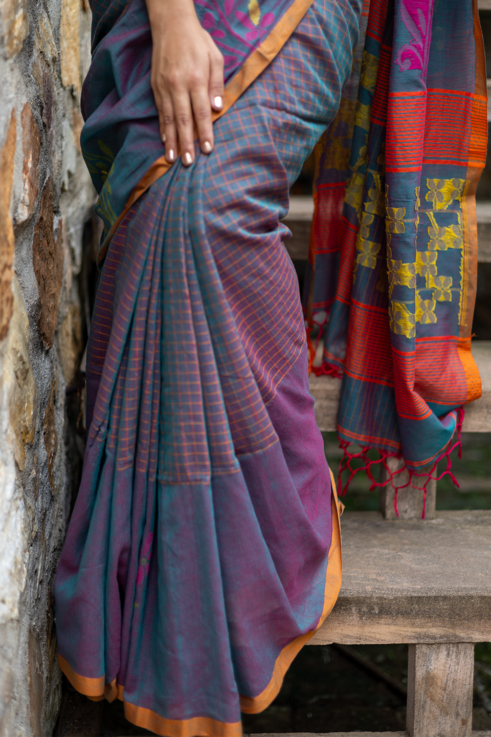 Handloom Cotton Traditional Saree