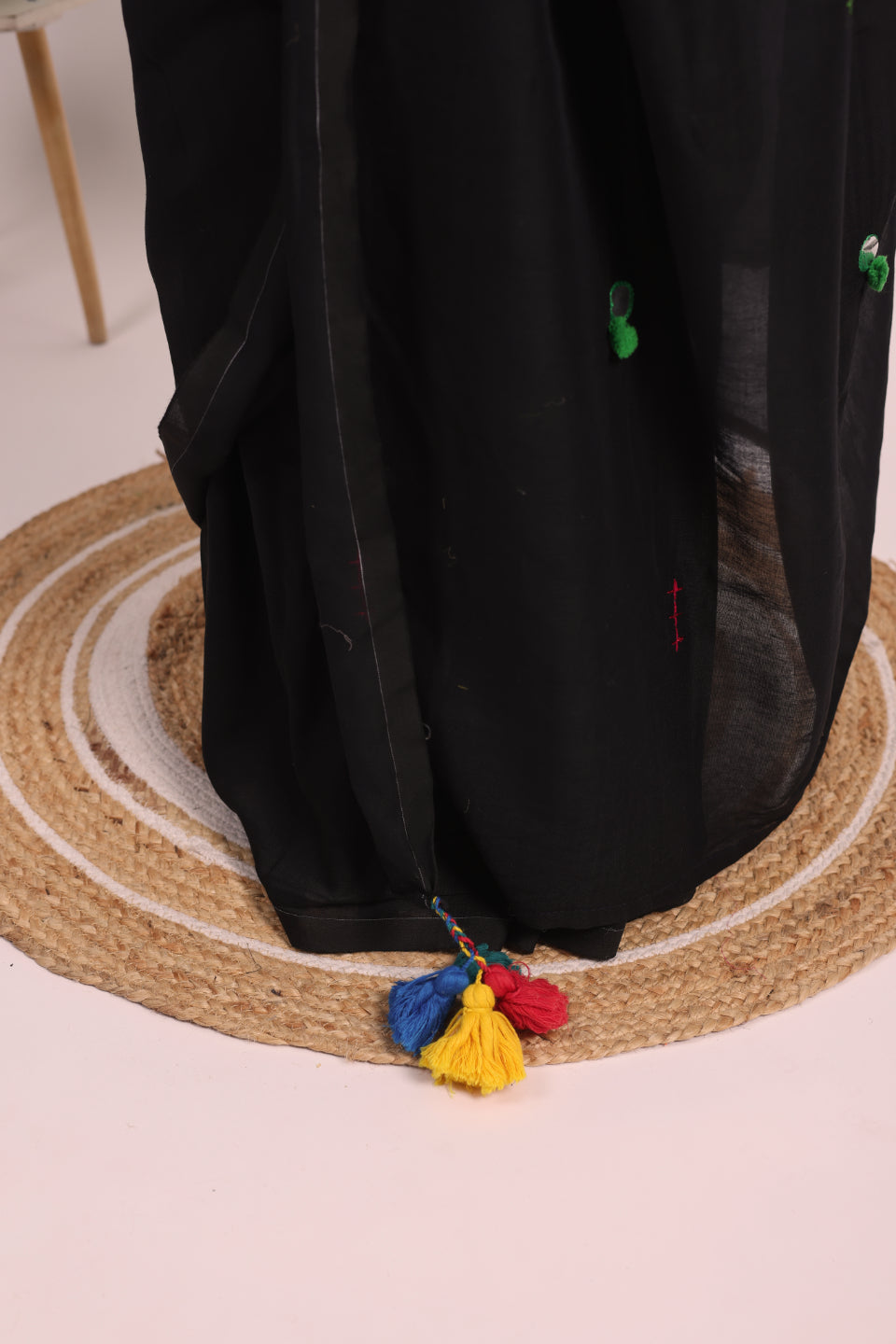 Malmal Cotton Hand Embroidery Work Saree