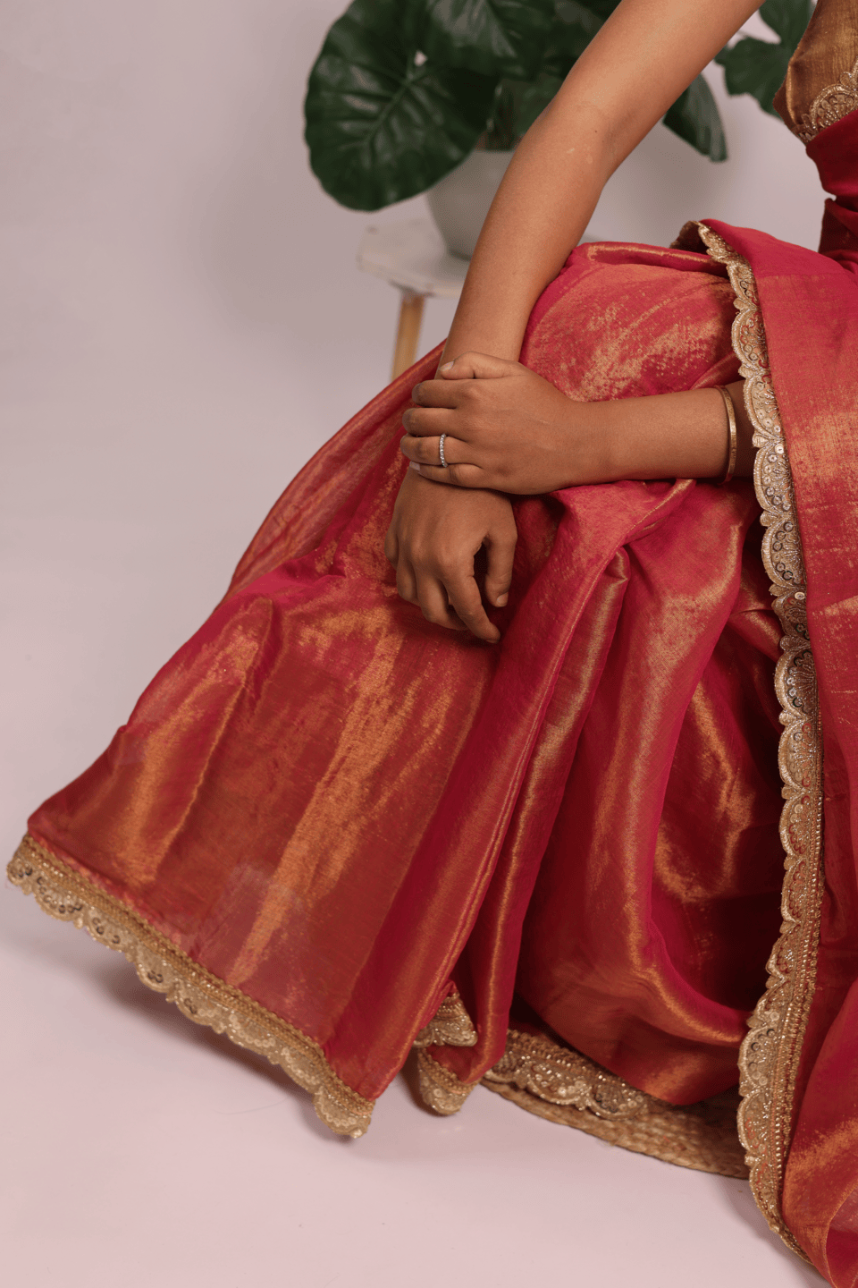 Raga Tissue Silk Designer Saree