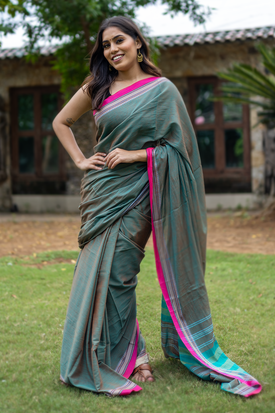 Mulmul Cotton Saree