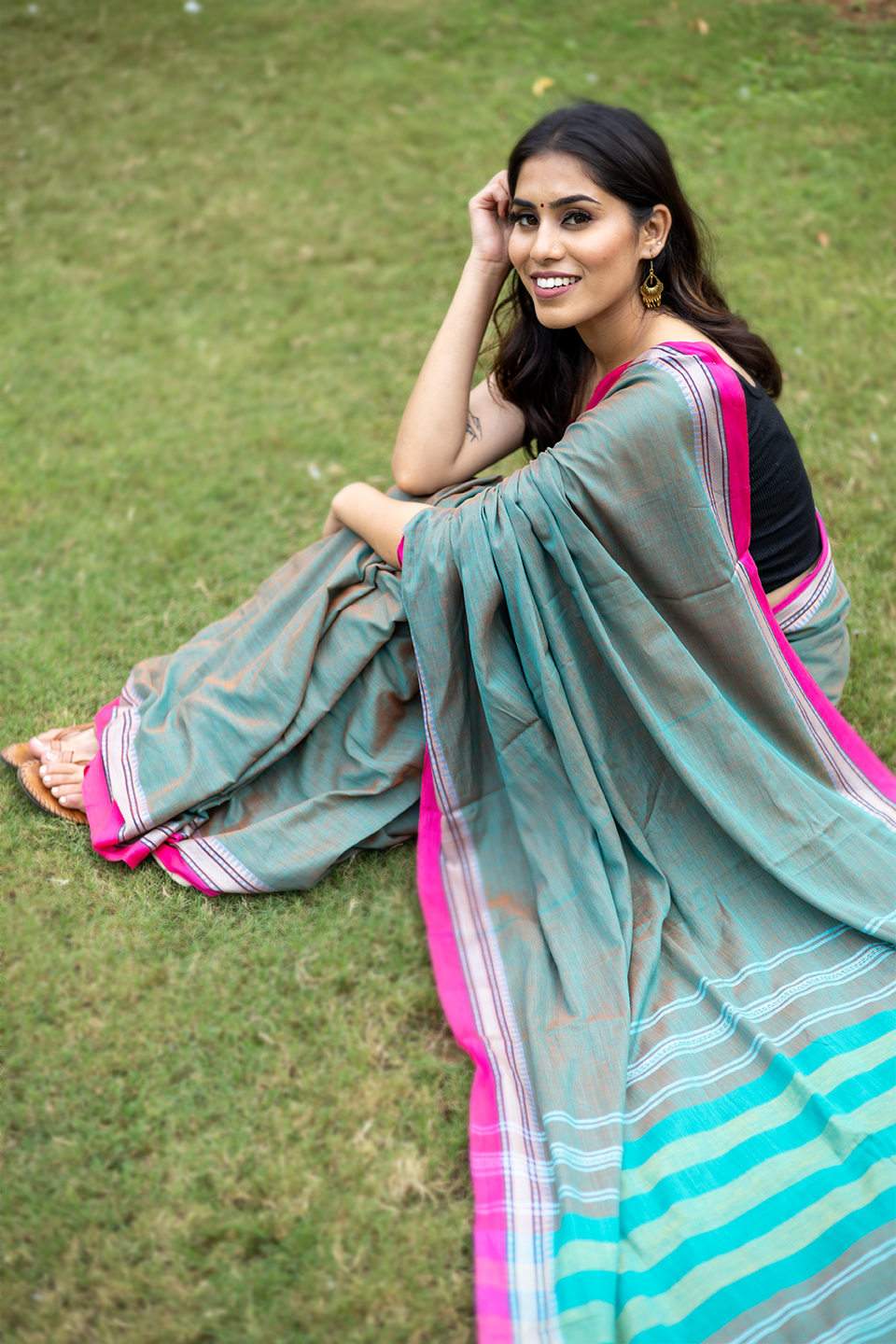 Mulmul Cotton Saree