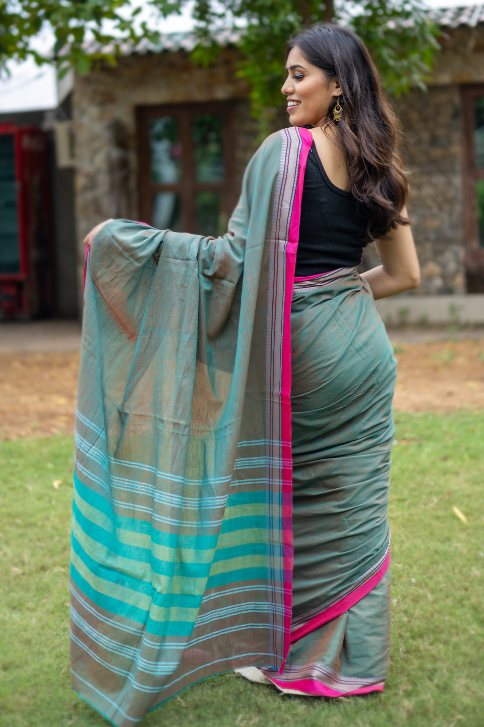 Mulmul Cotton Saree