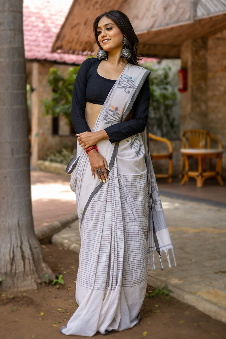 Pure Cotton Handloom Handmade Saree