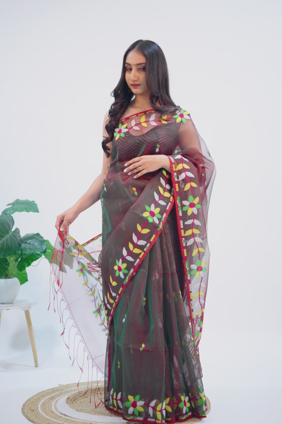 Muslin Silk Saree